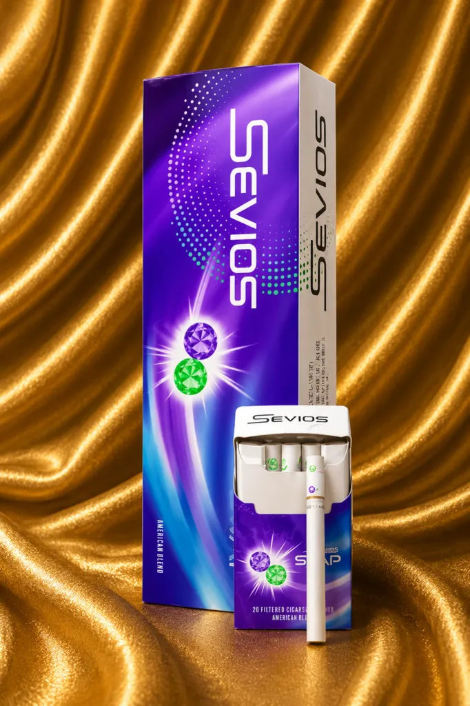 Sevios Double Blueberry (2 เม็ดบีบ)